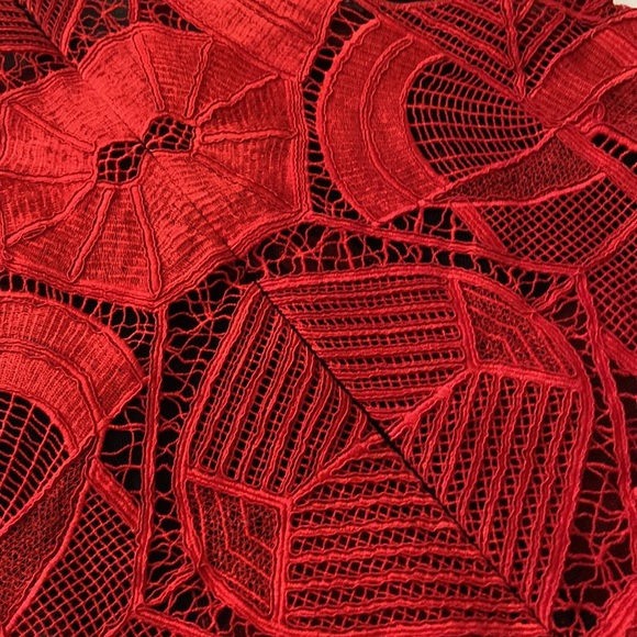 Jonathan Simkhai Tuelle and Lace Peplum Top, Size 2 - Picture 11 of 15